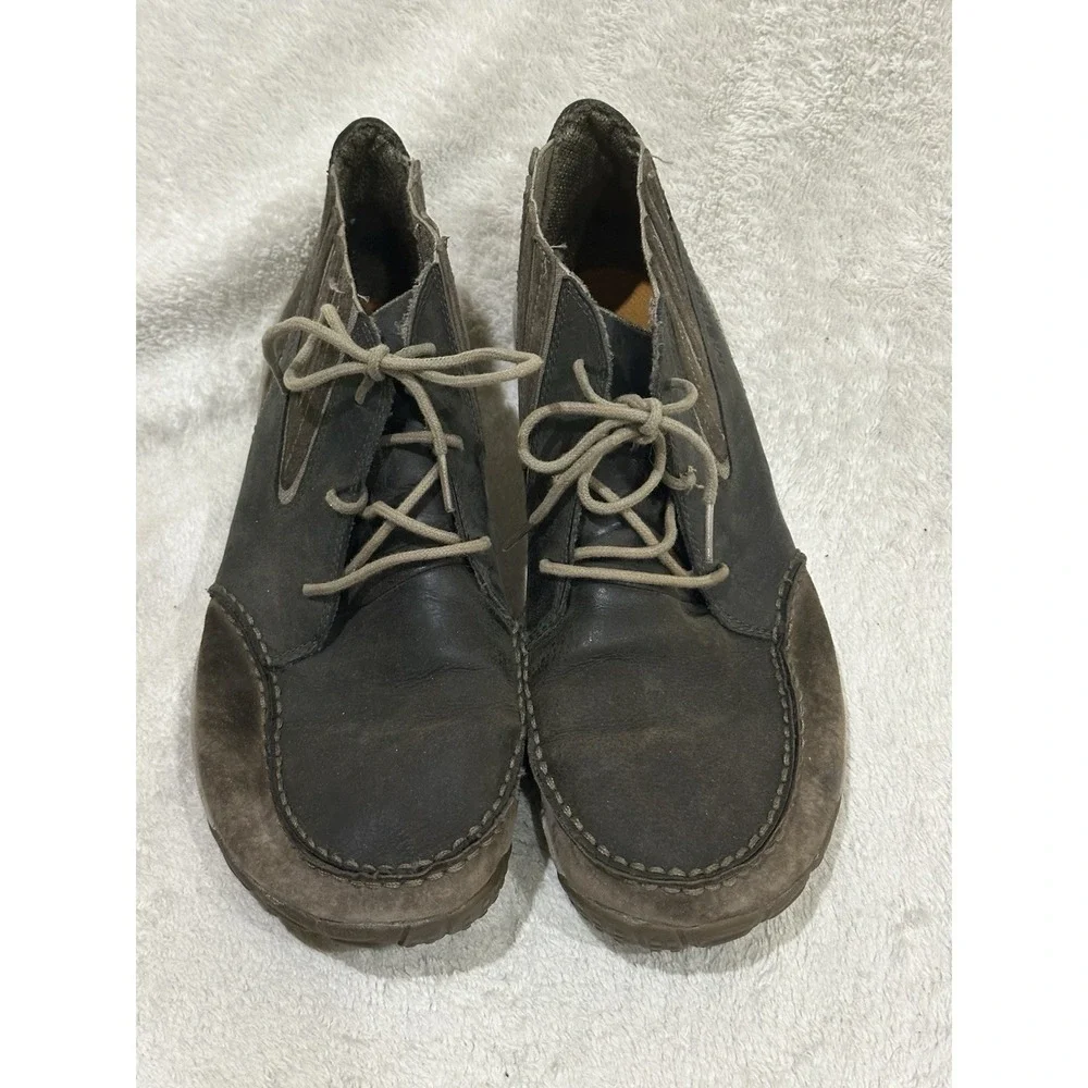 Merrell Vibram Barefoot Chukka Boots Size 13‎ Orbit Glove Leather Shoes Brown
